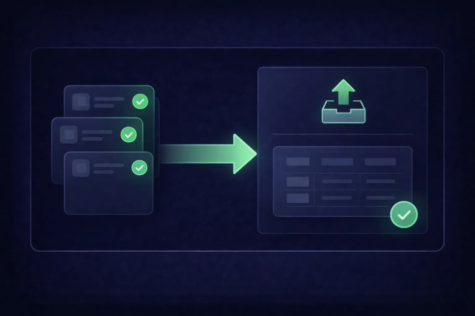 Export modal showing PO preview and export options